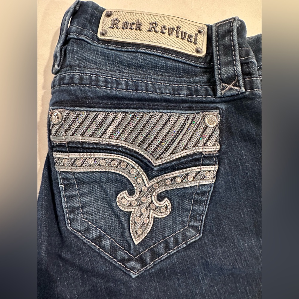 Rock Revival Women’s Jeans, Klarry, Boot cut, Size 27 - Picture 2 of 6